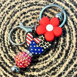 Patriotic Keychain